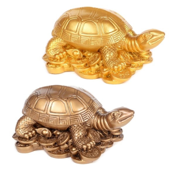 Money Turtle Copper Dragon Kilpikonna PRONSSI Bronze