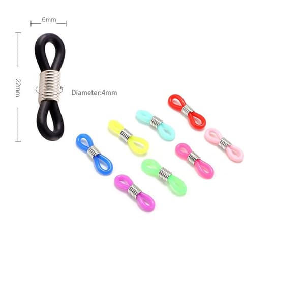 100 kpl Maskin ketjutarvikkeet Silmälasiketjun lenkit Lasit 100Pcs