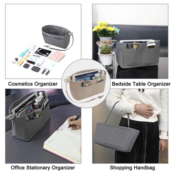 Huopa Insert Bag Meikki Organizer COFFEE coffee