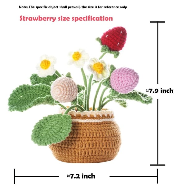 Hæklesæt Blomster Hæklesæt SOLSSIKKE B SOLSNIKKE B Sunflower B potted