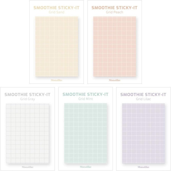 Selvklæbende Memo Pad Cute Graph Paper Sticky Notes
