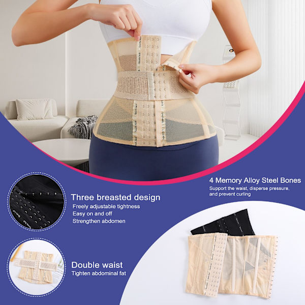 Shaper Waist Trainer Belly Waist Trainer SORT L black L
