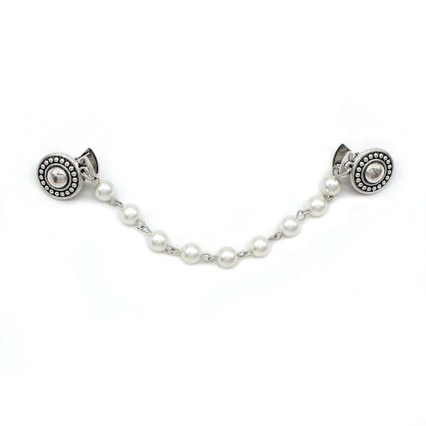 Cardigan Clip Sjal Broche SILVER STYLE 3 STYLE 3 Silver Style 3-Style 3