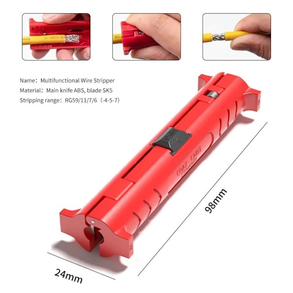 Kaapeli Wire Stripper kuorinta leikkuri pihdit Kaapeli kuorinta