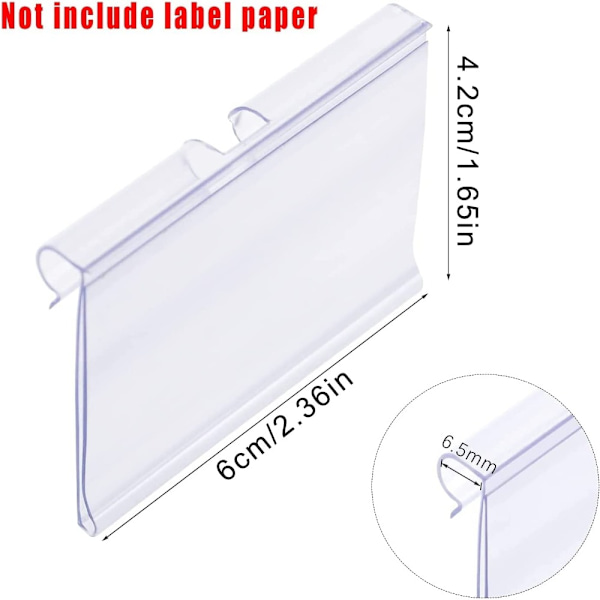 Plastic Etiket Holdere Etiket Holder Billet Display Holder