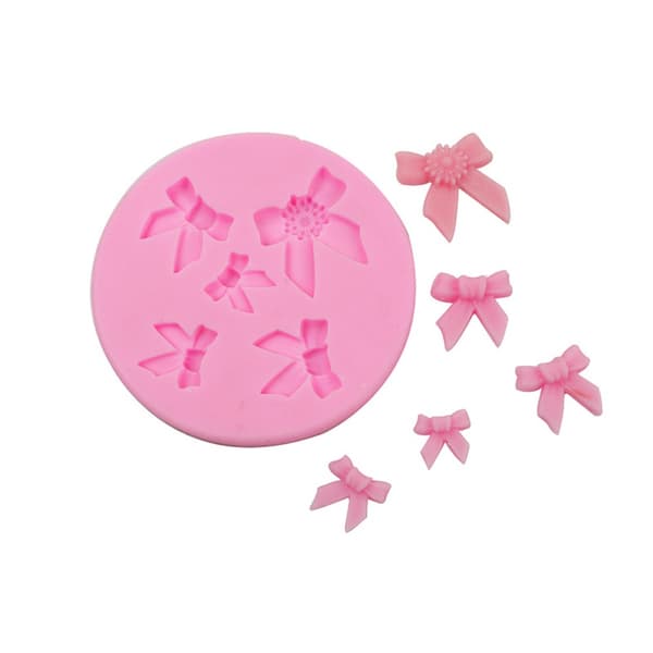 3 Stk Sløyfe Fondantformer Polymer leireformer Silikon