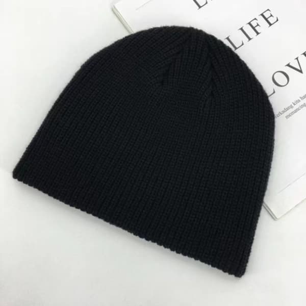 Beanie Hat Neulottu hattu HARMAA Grey