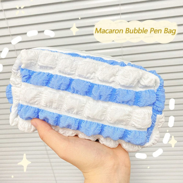 Puff Pencil Bag Paperipussi VAUNANpunainen pink