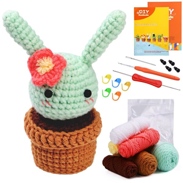 Virkkaussarja aloittelijoille Cactus Virkkaussarja E E E
