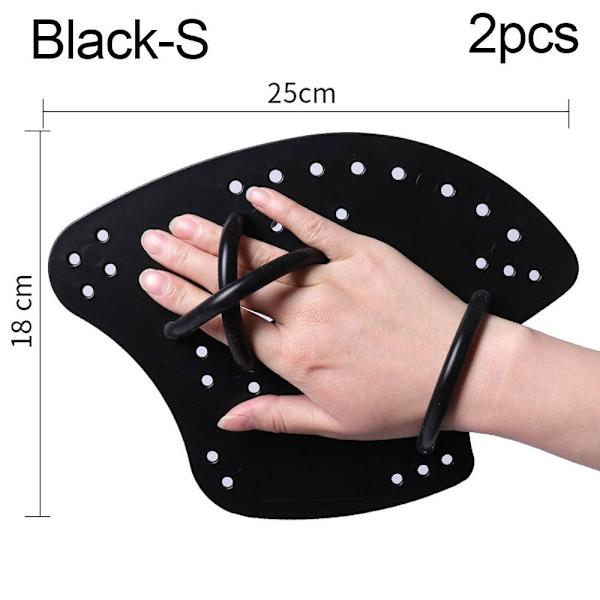 Flipper Flat Paddle Swim Paddle SORT S black S
