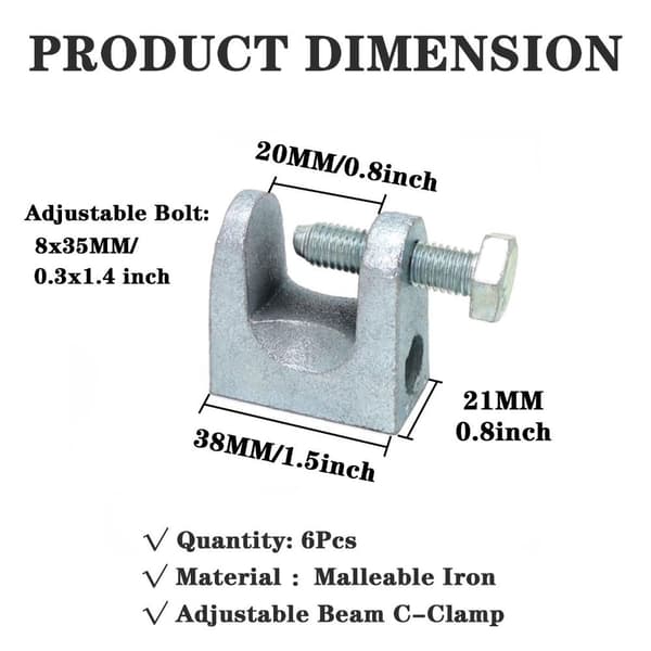 4kpl Beam C Clamp Tiger Clamp Support-Clamp 4