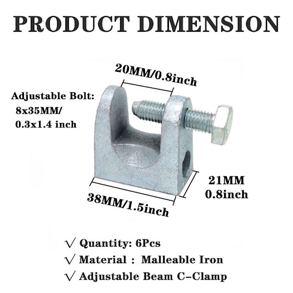 4st Beam C Clamp Tiger Clamp Support-Clamp 4