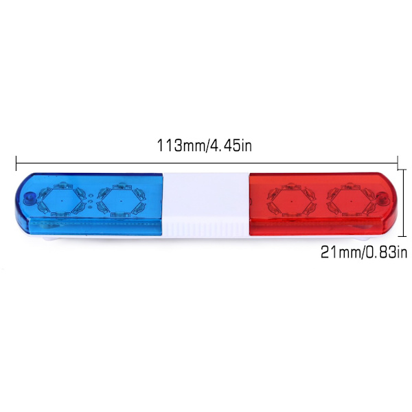 Rc Police Lights Yösalamavalo 2 2 2