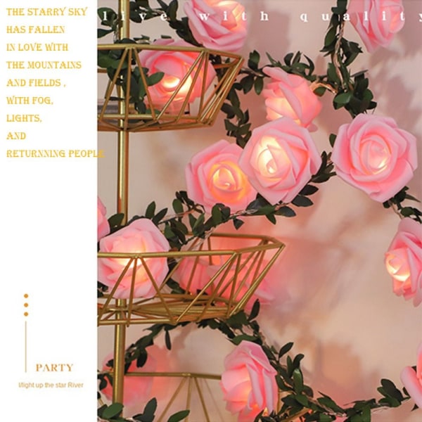 10/20LED Led Lampe String Fairy String Lights PINK 3M-20LED Pink 3M-20Led-3M-20Led