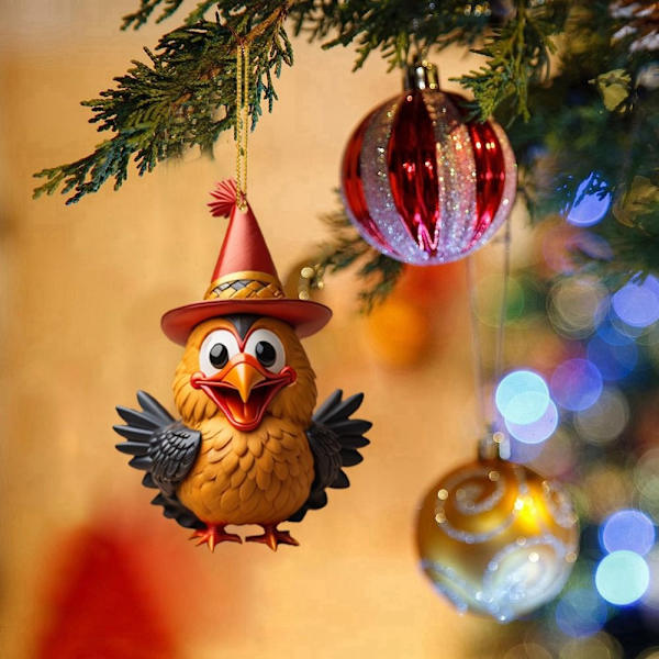 7 STK Xmas Tyrkia Anheng Xmas Hengende Ornament 2 2 2