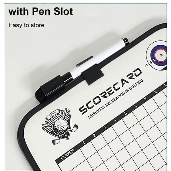 Golf Scorecard Score Sheet Tracking Record
