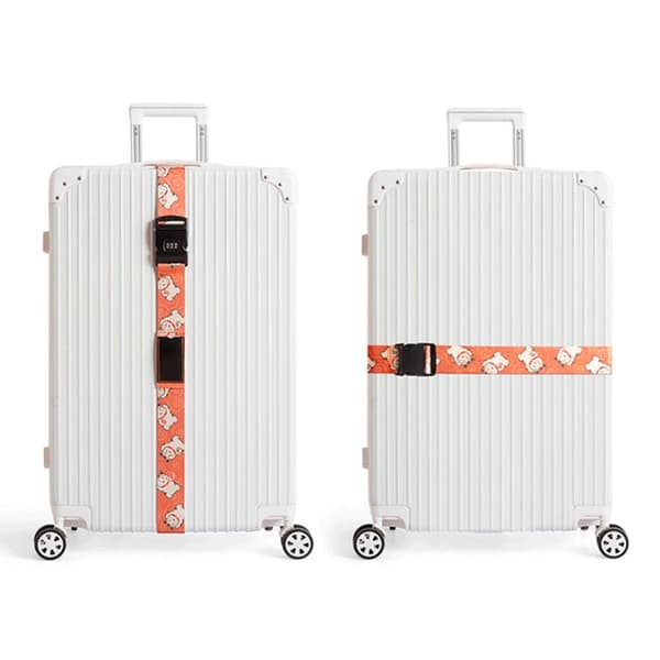 Bagageremmar Packrem ORANGE TSA LOCK TSA LOCK orange TSA lock-TSA lock