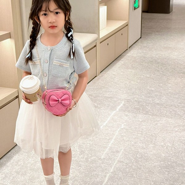 Tytöt Crossbody Laukku Kids Heart Käsilaukut PINK pink