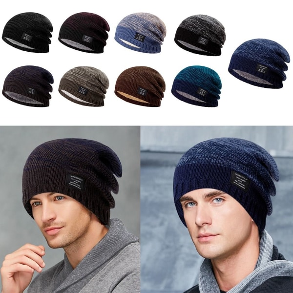 Strikket Lue Beanies Lue LYS GRÅ Light Grey