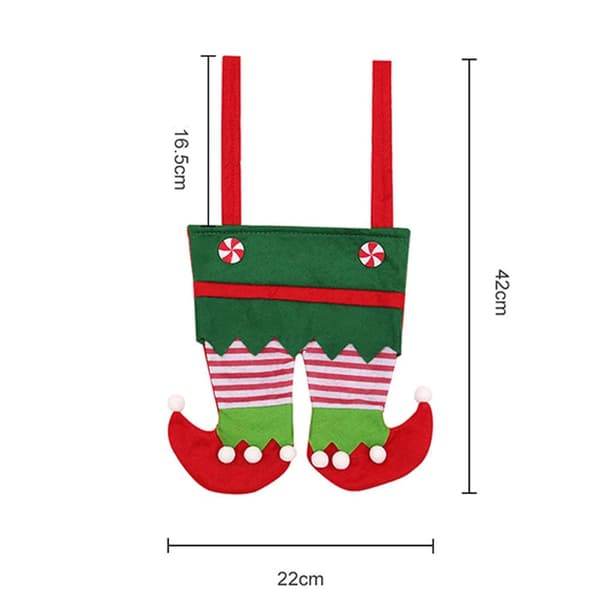 Julklappsstövlar Elf Godispåsar RÖDA Red