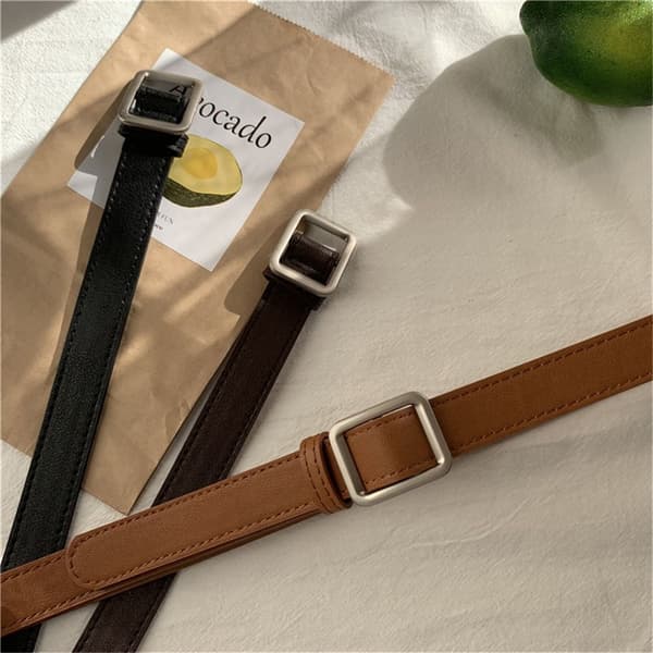 Midjebälte Enfärgat bälte KAFFE coffee