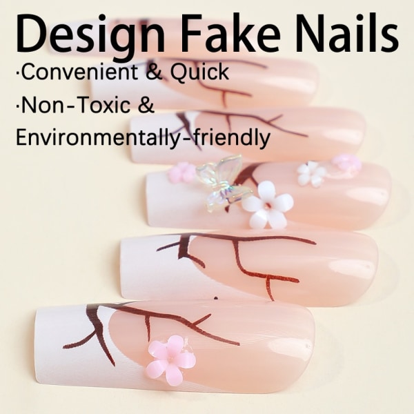 Ballerina False Nails Fake Nails XA-82-27 XA-82-27 XA-82-27