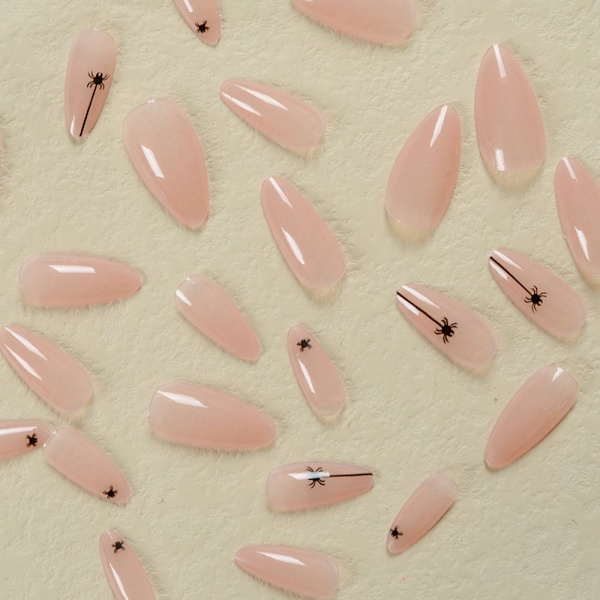 Halloween Fake Nails Ballerina tekokynnet 4 4 4