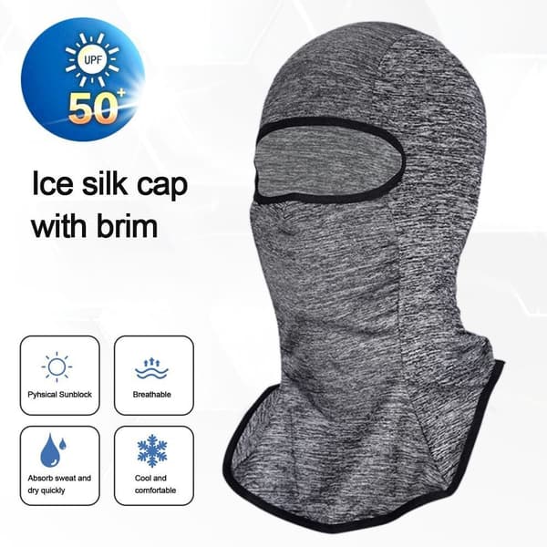 Full Face Cap Cycling Balaclava GREY grey