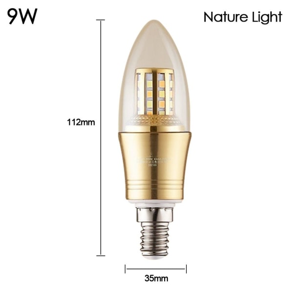 LED lyspære e14 9WNATURE LIGHT NATURE LYS 9WNature Light