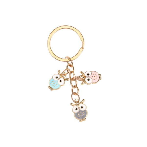 2 kpl Owl Keychain Star -avainrengas 3 3 3