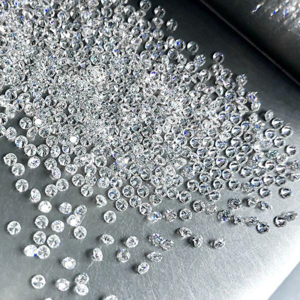 Äkta Moissanite Diamant Mossanite Lös Sten 1,8MMD 1,8MMD 1.8mmD