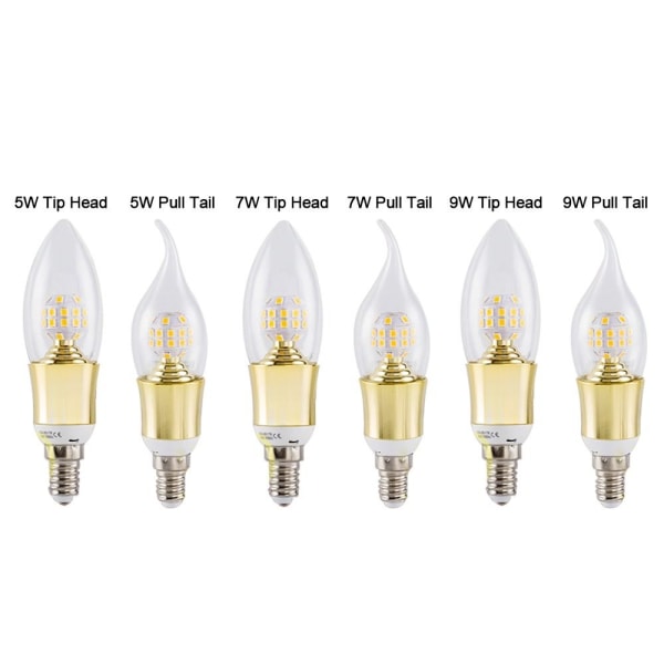 MiniCrystal pære LED pære 5W TIP HEAD 5W TIP HEAD 5W Tip Head