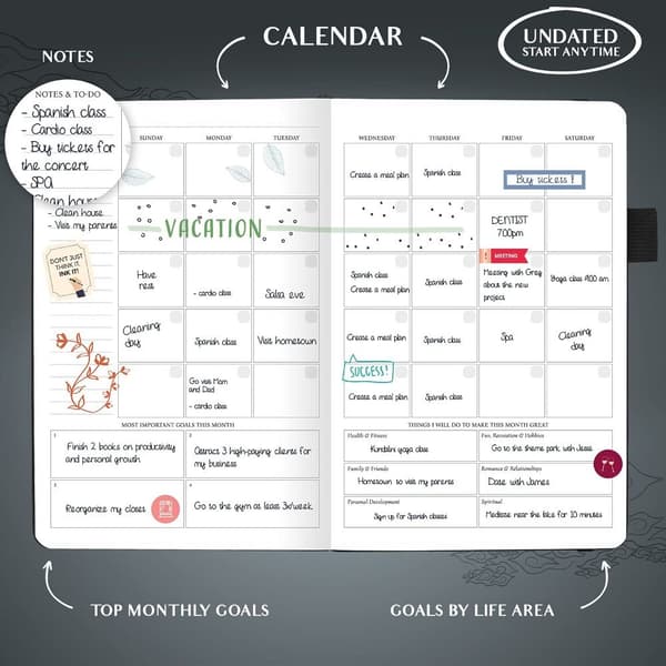 Organizer Notesbog Organizer Journal Notesbog