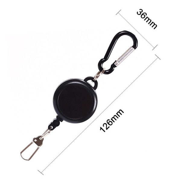 2kpl Avaimenperä Mittanauha Mittanauha MUSTA 2KPL 2KPL black 2pcs-2pcs