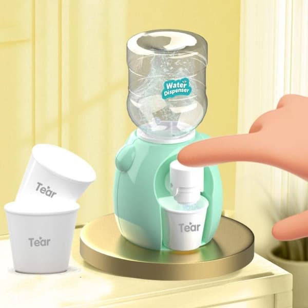 Dricksvattendispenser Leksakssimulering Köksleksaker LJUSGRÖN Light green