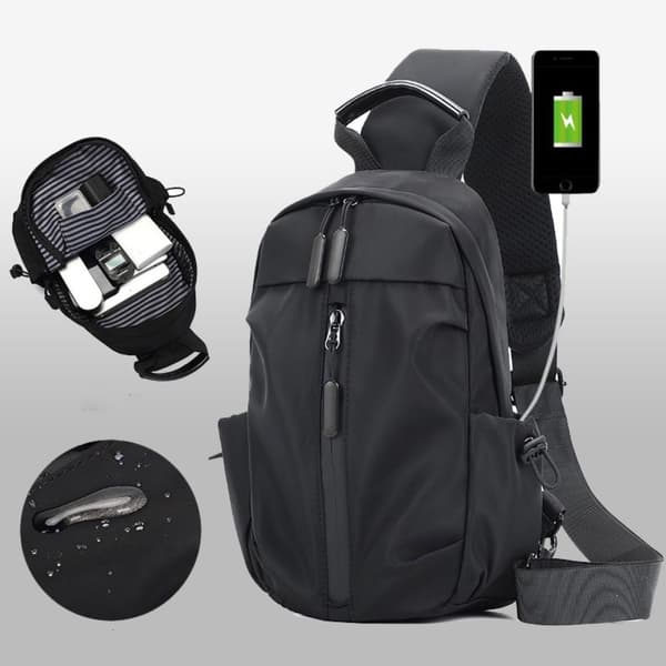 Sling Bag Rintalaukku MUSTA black