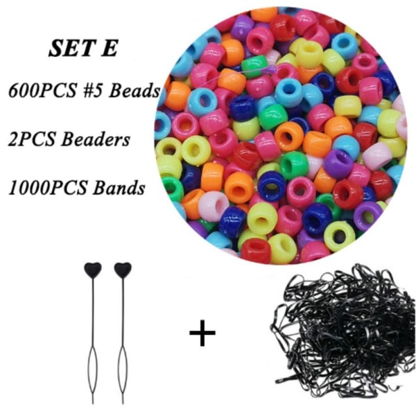 Quick Beader -hiushelmisetti SET E SET SET SET E