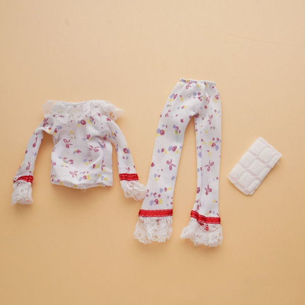 Nukkemakuuhuoneen Pyjamat Kylpytakkivaatteet 5 5 5