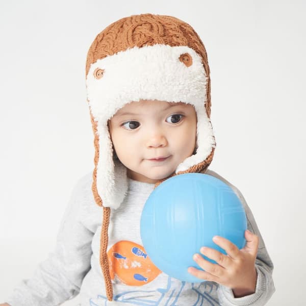 Baby Hat Varme Cap LYS GRÅ M M light grey M-M