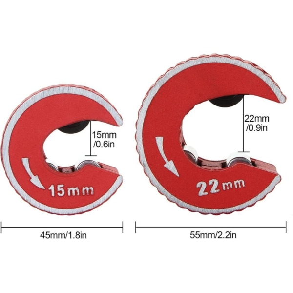 Kobberrørskærer Rørskiveværktøj 22MM 22MM 22mm