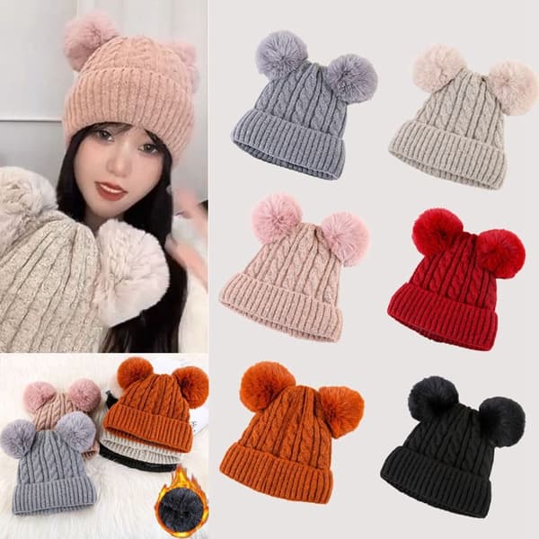Strikkede luer Vinter Høst Luer 1 1 1