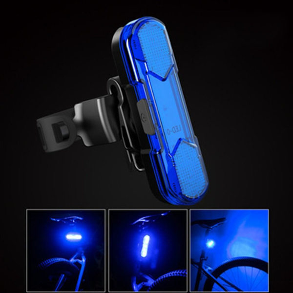 Cykelljus Cykelbakljus BLÅ Blue