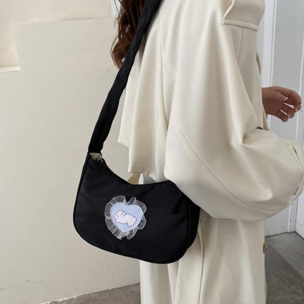 Muoti Naisten Olkalaukut Nylon Sling Bag black
