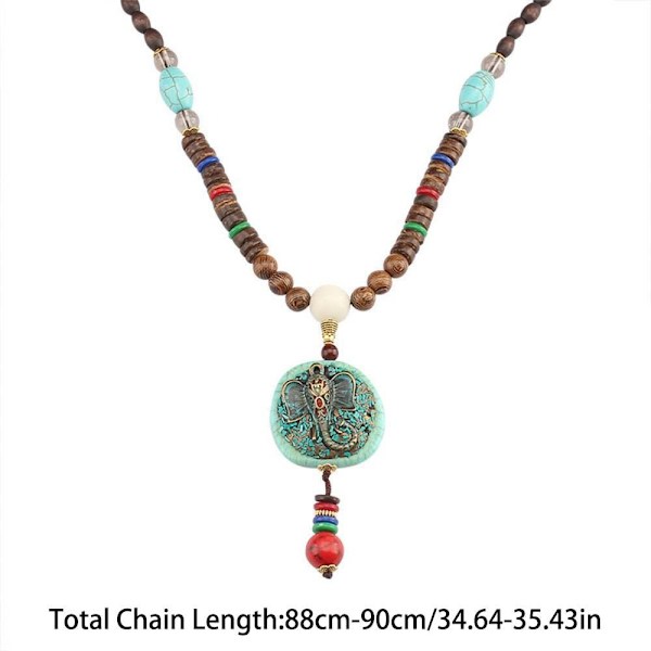 Nepal Halskæde Elephant Pendant STYLE 1 STYLE 1 Style 1