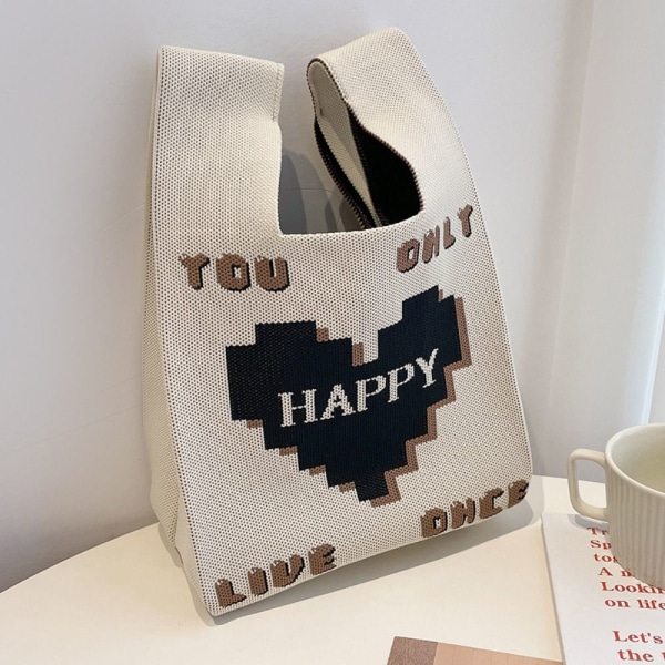 Knit Handbag Tote Bag 3 3 3
