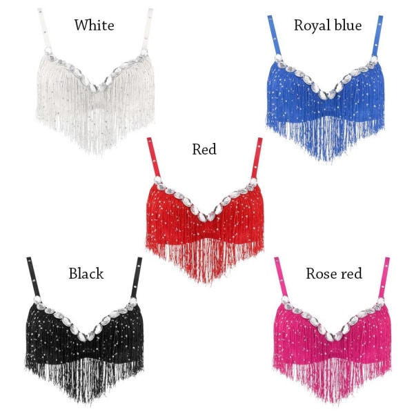 Belly Dance Bra Performance Top ROSE RED Rose red