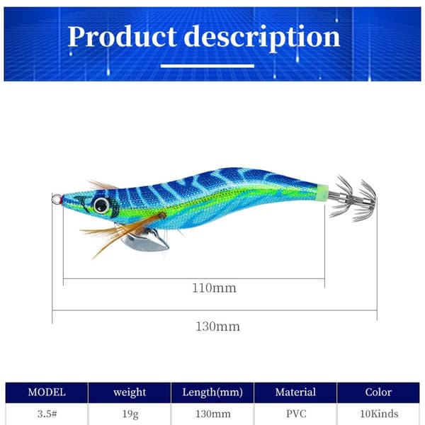 vev blekksprutkrok Octopus Bait A A A
