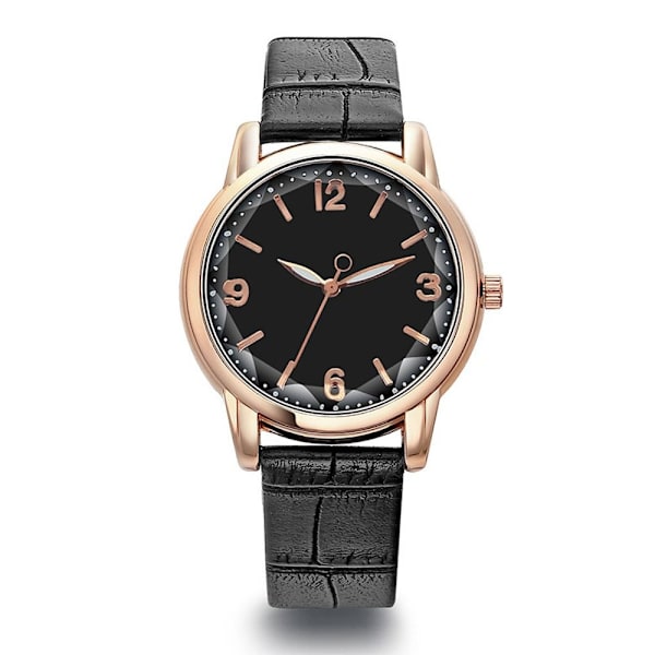 Dameur Quartz Armbåndsur SORT Black