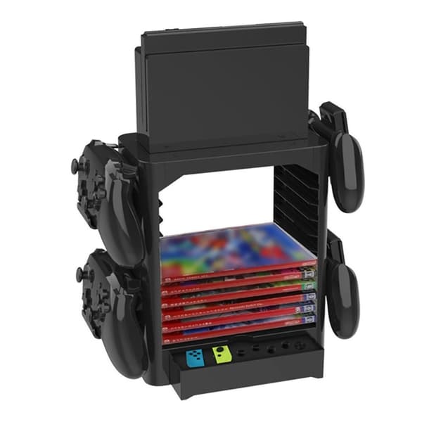 Spelkortshållare Game Disk Rack Game Storage Tower