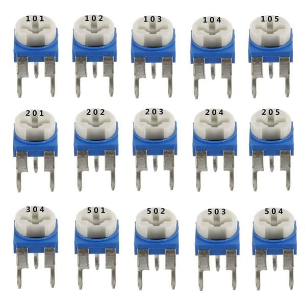 150 STK Potensiometer Variabel Resistor Potensiometer Sortiment